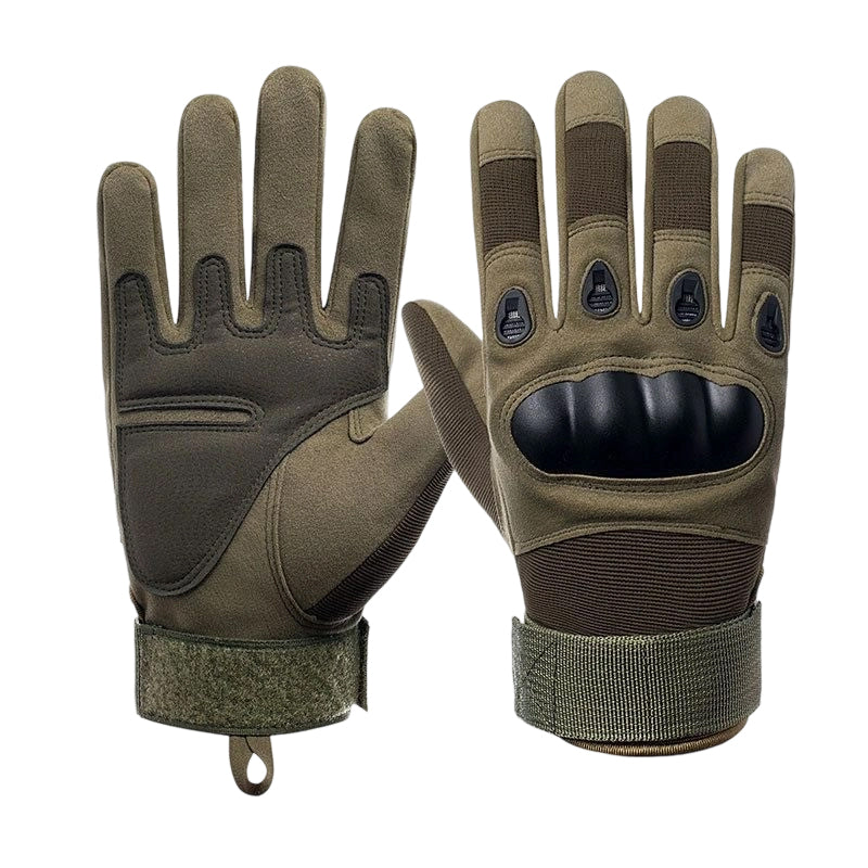 Abrasion-Resistant Full-Finger Work Gloves – Touchscreen on 3 Fingers, Reinforced Palm & Tactical Durability