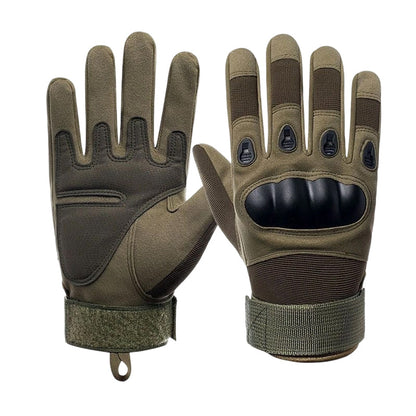 Abrasion-Resistant Full-Finger Work Gloves – Touchscreen on 3 Fingers, Reinforced Palm & Tactical Durability