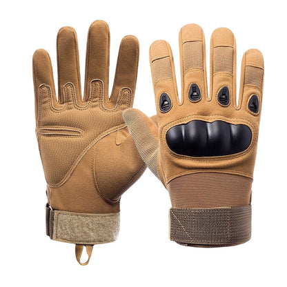 Abrasion-Resistant Full-Finger Work Gloves – Touchscreen on 3 Fingers, Reinforced Palm & Tactical Durability