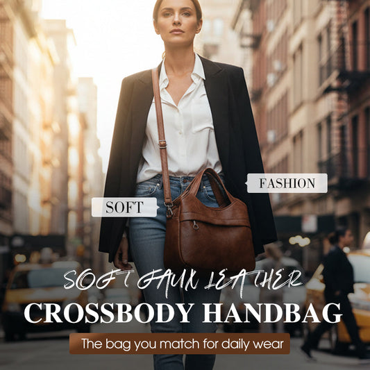 ⏳Limited-time 50% Discount💥💥Women's Soft Faux Leather Crossbody Handbag
