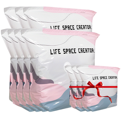 🧳No‑Pump Vacuum Storage Bags – Press & Seal, No Pump Needed. Saves 80% Space, Keeps Clothes Dry & Dust‑Free