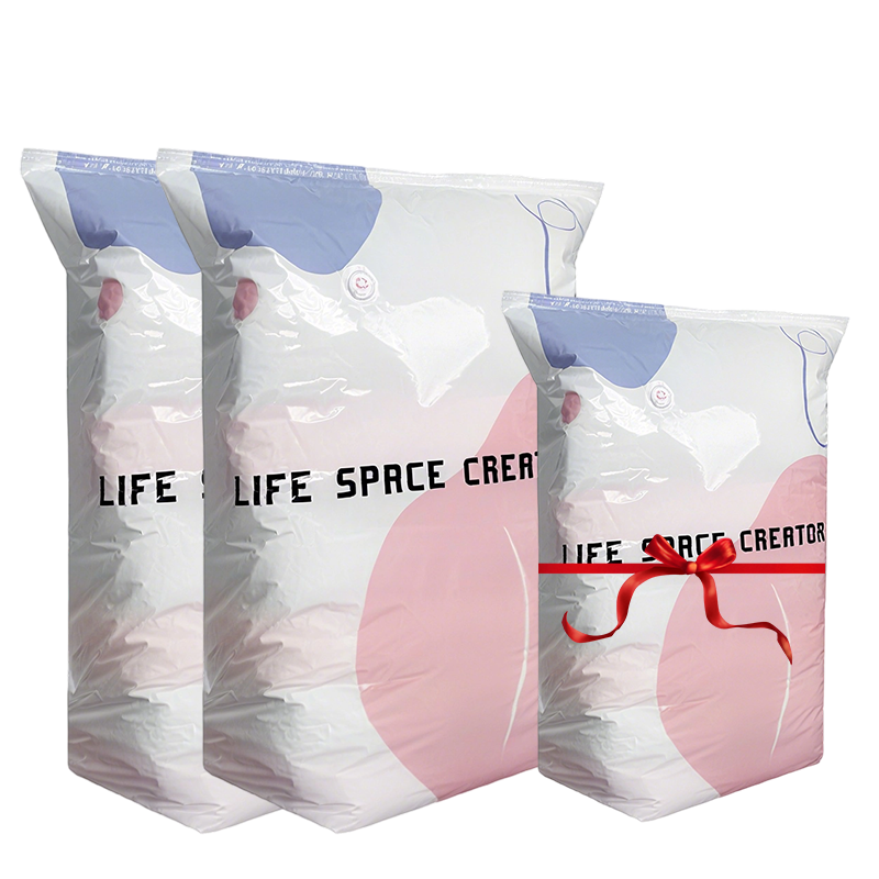 🧳No‑Pump Vacuum Storage Bags – Press & Seal, No Pump Needed. Saves 80% Space, Keeps Clothes Dry & Dust‑Free