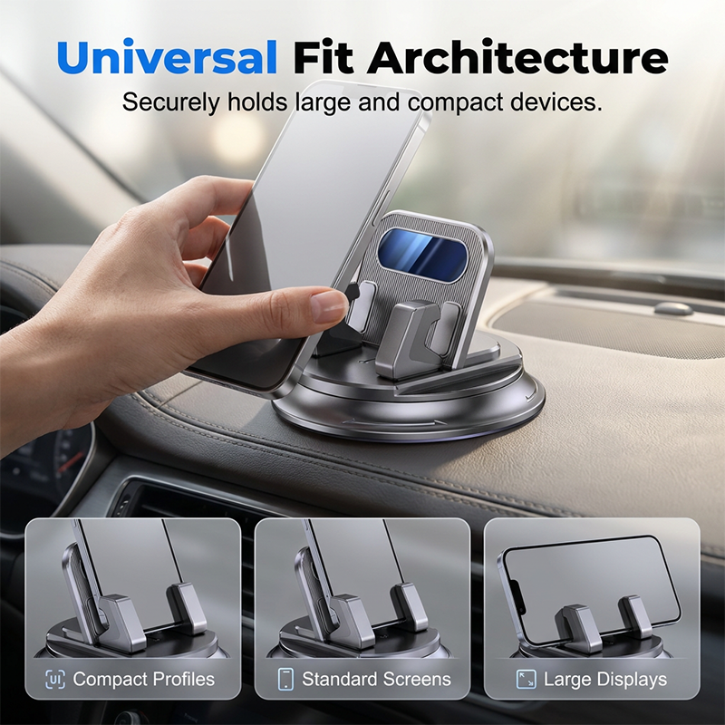 🚗 50% OFF NOW!📱Rotating Dashboard Car Phone Holder–Hands-Free Phone Mount 🛡️