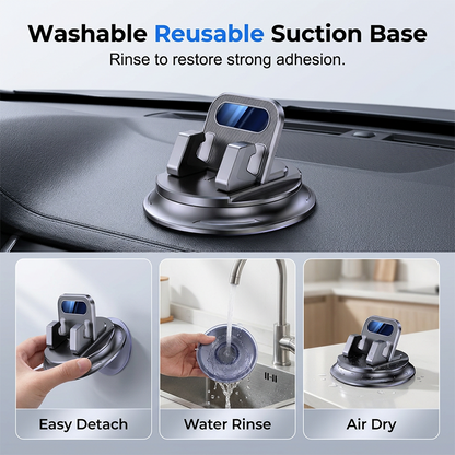 🚗 50% OFF NOW!📱Rotating Dashboard Car Phone Holder–Hands-Free Phone Mount 🛡️