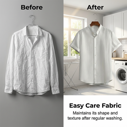 Men's Textured 2-Piece Shirt & Pants Set