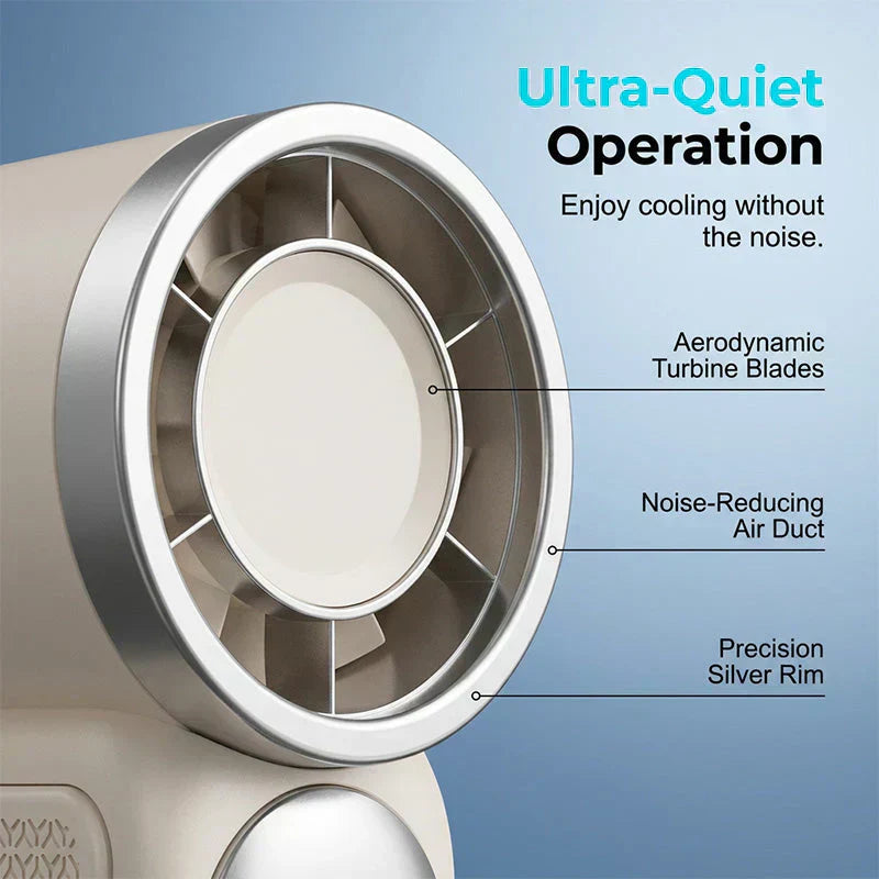 🌬️Buy 1 Get 1 Free✨Turbo Handheld Fan – LED Display, 6 Speeds, 3000mAh🔋